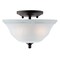 Westinghouse Fixture Ceiling SemiFlush-Mount 60W 2Lght Wensley 10.13In ORB White Alabstr 6622300 - alternate 1